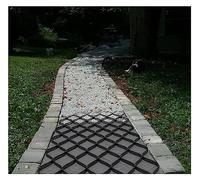 PYSyansu Géogrille en PEHD for la stabilisation des allées et des pentes- Grille de Sol Durable for Murs de soutènement, terrasses et parkings(4x5 m (13x16.5 ft) 2"/5cm High)