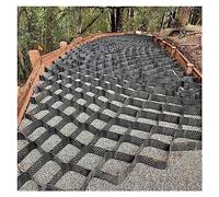PYSyansu Géogrille en PEHD for la stabilisation des allées et des pentes- Grille de Sol Durable for Murs de soutènement, terrasses et parkings(4x50 m (13x164 ft) 3"/7.5cm High)