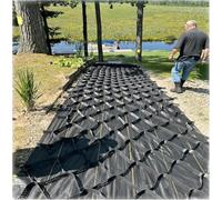 PYSyansu Grille géodésique for Pente de Cour (Hauteur: 5,1cm) - Grille de stabilisation d'allée Robuste, Plusieurs Tailles Disponibles.(10x16ft/3x5m W x L)