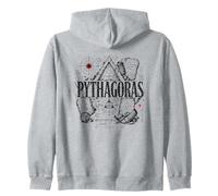 Pythagore Géométrie Ancienne Symboles Théorème Mathématiques Sweat à Capuche