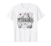 Pythagore Géométrie Ancienne Symboles Théorème Mathématiques T-Shirt