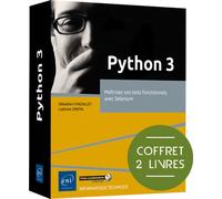 Python 3 - Coffret de 2 livres : Maîtrisez vos tests fonctionnels avec Selenium - Sébastien Chazallet - Eni Editions - Coffret - Manuel