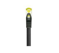 Python 8063PY-030S Câble Réseau Cat6 S/FTP (S-STP) Noir 3m RJ-45 Contacts Or 27AWG 250MHz Gigabit Ethernet