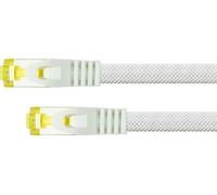 Python 8070PY-020W Câble patch Python avec câble brut Cat.7 en nylon blanc 2m