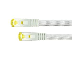 Python 8070PY-075W câble de réseau Blanc 7,5 m Cat7 S/FTP (S-STP)