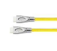 Python Alcasa GC-M0034 25m HDMI HDMI Marron, Jaune câble HDMI - Alcasa GC-M0034, 25 m, HDMI Type A (Standard), HDMI Type A (Standard), 4096 x 2160 Pixels, Compatibilité 3D, Marron, Jaune