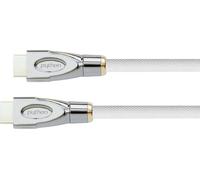 Python Câble "HDMI" 2.0 4K2K tresse de nylon blanc 1,5m