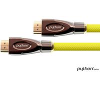 Python Câble "HDMI" 2.0 4K2K tresse de nylon jaune 1,5m