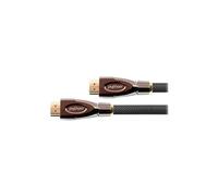 PYTHON - Câble HDMI avec Ethernet - HDMI mâle pour HDMI mâle - 15 m - triple blindage - noir - support 4K