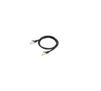 Python Câble Réseau Cat7 SF/UTP (S-FTP) 0.25m Noir - Connecteurs RJ-45 Plaqué Or, 10 Gigabit Ethernet, LSZH, Cuivre sans oxygène, 500 MHz