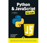 Python et JavaScript Mégapoche pour les Nuls : apprendre python, apprendre javascript: |coockies, rollovers images interactives, codage python