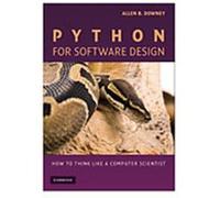 Python for Software Design Allen B. Downey (Auteur)