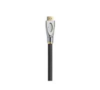 Python GC-M0015 Câble HDMI 2.0 M/M 1m, HDMI Type A, 4K 60Hz, ARC, Contacts Or, Noir, Diamètre 9.2mm