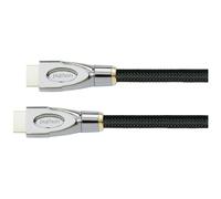 Python GC-M0018 câble HDMI 3 m HDMI Type A (Standard) Noir et Argent