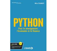 Python Pour le management, l'économie et la finance - Miia Parnaudeau - De Boeck Supérieur - broché - Manuel