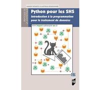 Python pour les SHS: Introduction à la programmation pour le traitement de données