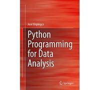 Python Programming for Data Analysis