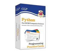 New Python Programming Practice Cards for GCSE Computer Science with Python Files & Videos