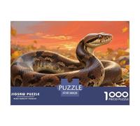 Python Puzzles 1000 Pieces Cadeau Unique Jeu Éduchatif Challenge Toy À De Qualité Supérieure Peinture Art pour Adultes Et Enfants À Partir De 14 Ans 38x26cm/1000pcs