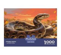 Python Puzzles 1000 Pièces Cadeau Unique Jeu Éduchatif Challenge Toy À De Qualité Supérieure Peinture Art pour Adultes Et Enfants À Partir De 12 Ans 70x50cm/1000pcs