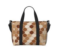 Python Sac de voyage léger à motif géométrique pour homme et femme, sac de nuit imperméable pour salle de sport, w nd
