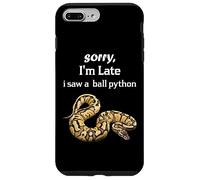 Python - Sorry I'am Late a Saw a Ball Python Coque pour iPhone 7 Plus/8 Plus