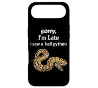 Python - Sorry I'am Late a Saw a Ball Python Coque pour iPhone Air