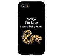 Python - Sorry I'am Late a Saw a Ball Python Coque pour iPhone SE (2020) / 7/8