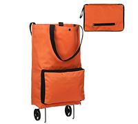 Pyude Panier à provisions avec Roues, Sac à roulettes Portable Sac de Chariots à provisions Pliant Haute capacité Sac à provisions Pliant de supermarché Sac à poignée de Chariot de Chariot