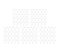 Pyugxab 100 PièCes SéRies Fournitures de Piscine V-Clip Papillon TéLescopique Pôle de Fixation Pince Utilisé pour Piscine Vide PoignéE Net Brosse PôLe