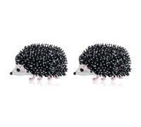 Pyugxab 2X Broche Hérisson Couleur Argent Mignon Kawaii Alliage Hérisson Costumes pour Animaux Pull Robe Chapeau Broche Broches Épingle Boucle D'Écharpe