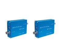 Pyugxab 2X Câble Coaxial AHD/TVI/CVI/CVBS 1080P Amplificateur VidéO S'ÉTend pour SystèMe de CaméRa de VidéOsurveillance Transmission de Signal HD 800M