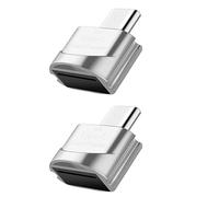 Pyugxab 2X Lecteur de Carte TF Carte TF vers Lecteur de Carte de Type C Adaptateur OTG Carte MéMoire vers USB C Haute Vitesse pour TéLéPhones Portables Ordinateur Portable A