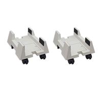 Pyugxab 2X Support de Processeur Support de Bureau Mobile Tour D'Ordinateur Support de Sol roulettes roulettes Largeur RéGlable Support D'Ordinateur Universel pour PC