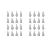 Pyugxab 32 Pièces Embouts de Tête de Remplacement pour Sélecteur de Strass à Ongles pour Stylo à Points pour Ongles pour Ramasser Des de Gemme à Ongles, Tête de Remplacement