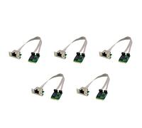 Pyugxab 5X M.2 Une + E 2.5G 2.5G/1G/100M Carte Réseau M.2 Multi-Gigabit 8125B COM