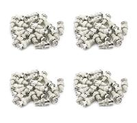 Pyugxab 80Pcs Bnc Male Plug to F Jack Adaptateur Coax Connector Coupler Adapters CCTV Camera (80Pcs)