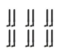 Pyugxab Antenne 4G LTE Antenne Prise 8DBi SMA (12 PièCes) Compatible Routeur 4G LTE Passerelle TéLéPhone Domestique Hotspot Modem Routeur