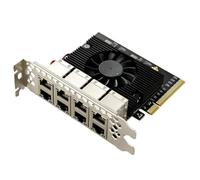 Pyugxab Carte Contrôleur Ethernet Gigabit PCIE X8 Ports 1 Puces NIC RTL8111H 1x 1000 Mbps pour Le Contrôle de Caméra Industrielle de Bureau
