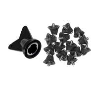 Pyugxab Lot de 12 crampons à vis M5 pour chaussures de football, rugby, 13 mm, gris