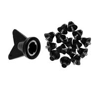 Pyugxab Lot de 12 crampons pour chaussures de football - 13 mm - Vis M5 - Pour entraînement de compétition - Noir