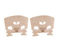 Pyugxab Lot de 2 chevalet de violon réglable en érable, taille 4/4 pour violon de taille 4/4