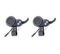 Pyugxab Lot de 2 instruments d'accélération continental pour scooter électrique 36 V/48 V Écran LCD Instrument de régulateur Accessoires de papillon