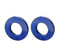 Pyugxab Lot de 2 mini disques de poids fractionnaires pour entraînement de force - Accessoire de disque précis - Bleu - 0,5 kg