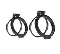 Pyugxab Lot de 2 supports d'objectif à libération pour appareil photo reflex numérique - 62 mm et 67 mm