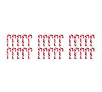 Pyugxab Lot de 30 cannes rouges de Noël douces pour , accessoires de An, décoration d'intérieur