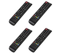 Pyugxab Lot de 4 télécommandes sans fil Aa59-00818A pour téléviseur HD Smart TV Hg24Ad470Fw