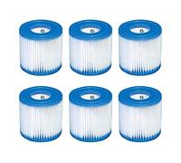 Pyugxab Lot de 6 cartouches de filtre de piscine de type H de rechange pour pompe de filtre de piscine