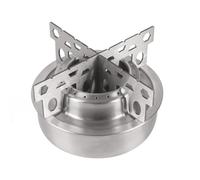 Pyugxab Mini Réchaud à Alcool Portable, Support de Réchaud, Brûleur à Alcool pour Camping en Plein Air, Randonnée, Cuisine A