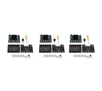 Pyugxab MT21 Lot de 3 cartes d'amplificateur de caisson de basses 2.1 canaux Bluetooth 5.0 50 WX2 + amplificateur audio stéréo 100 W